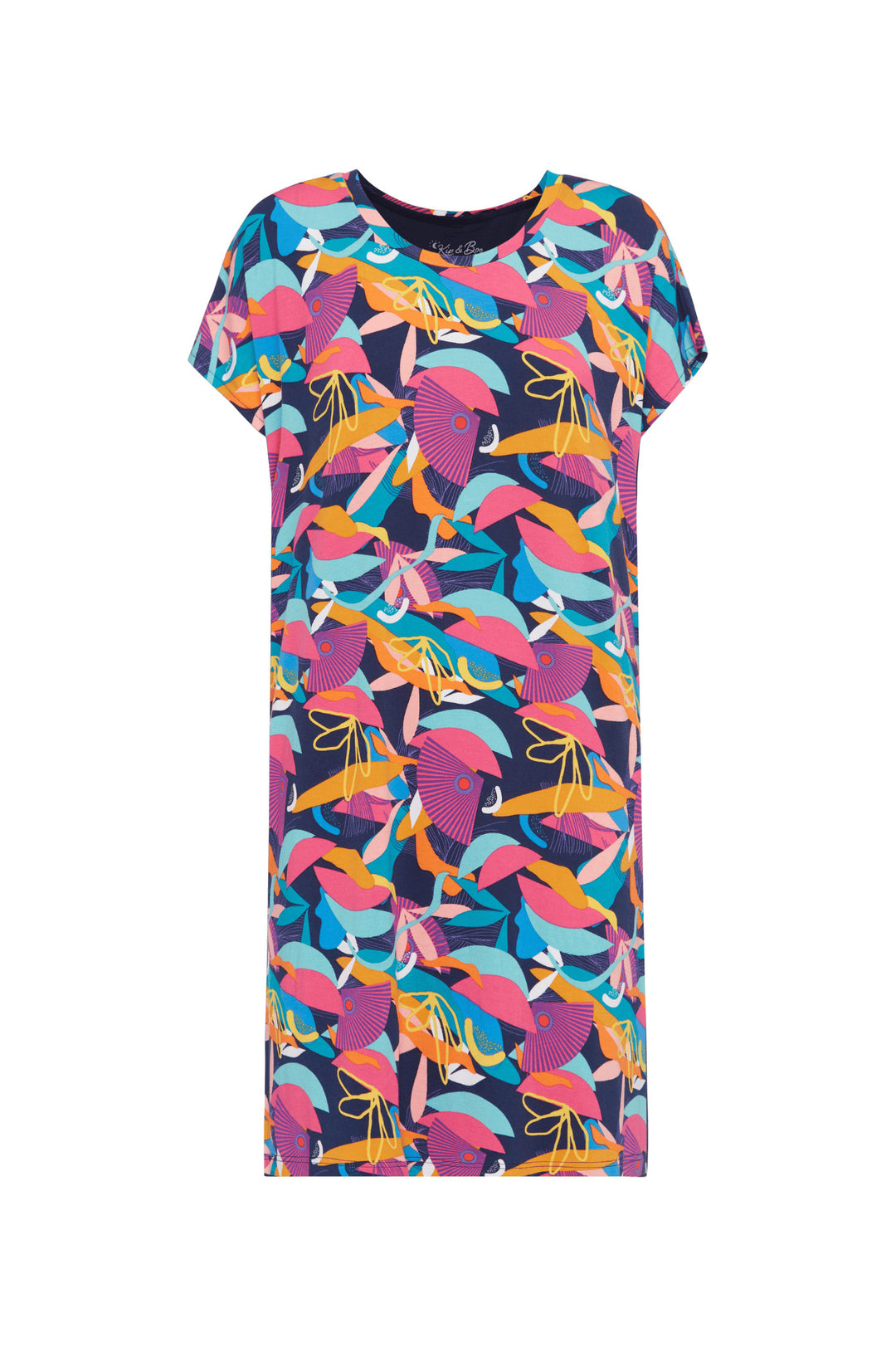 Cancun nightie bright cancun print long length comfy