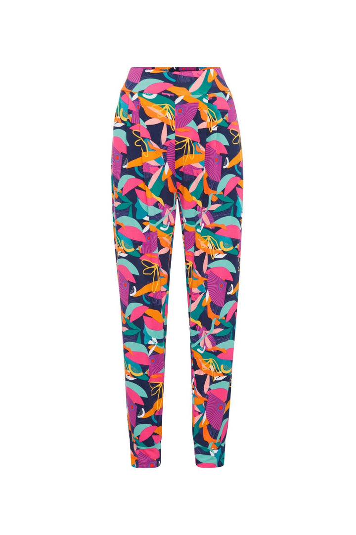 bamboo bright cancun print letita green design bamboo sleepwear pants