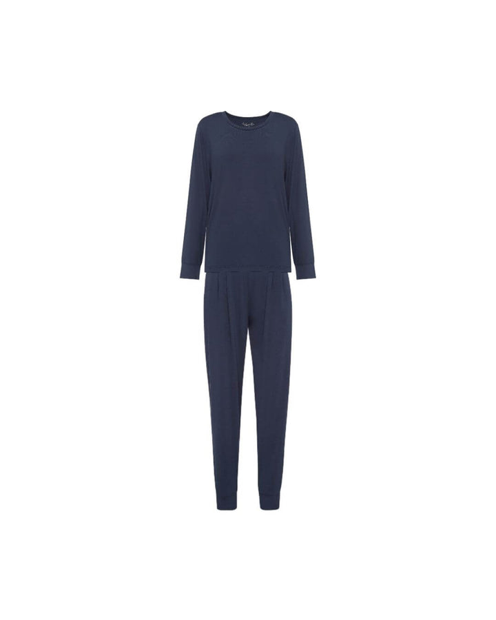 Navy Blue Seminyak Pyjama set by Kip and Boo for Women